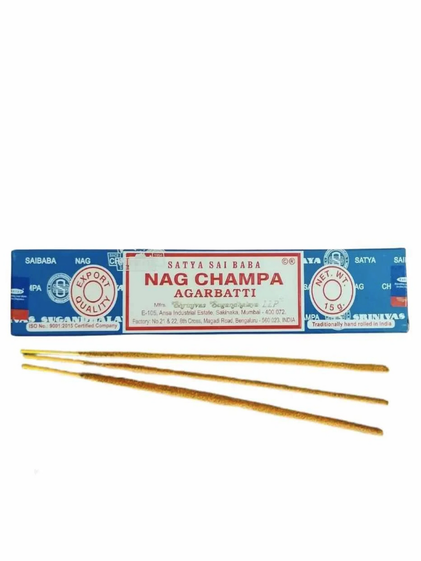Incenso Nag Champa Azul 15gr