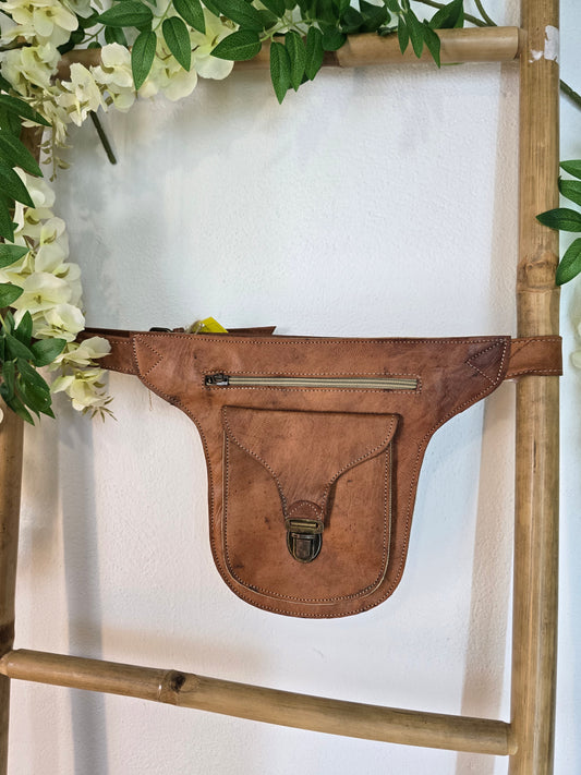 Bolsa Cintura Couro
