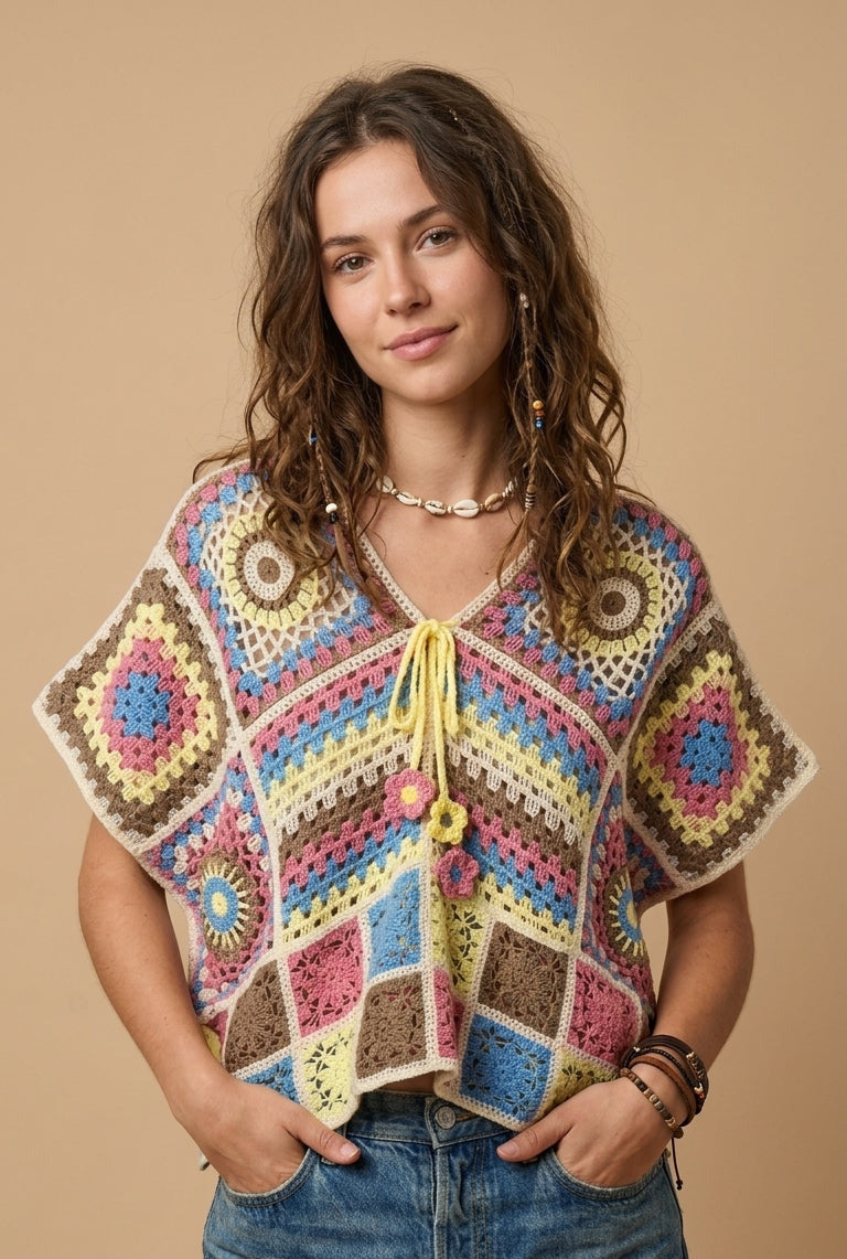 Blusa Crochet