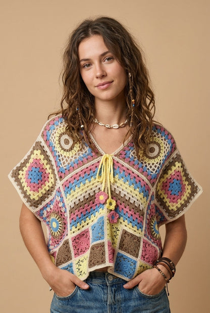 Blusa Crochet
